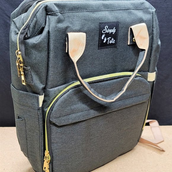 Baby Diaper Bag With Changing Station 3 in 1 diaper bag Backpack Large Capacity - Picture 6 of 11